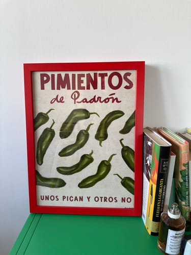 Customer photo review of Ilustración "Pimientos de Padrón" SIN MARCO