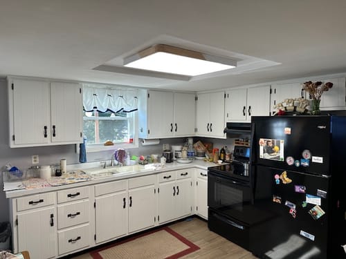 Customer photo review of Rectangle LED Flush Mount Light