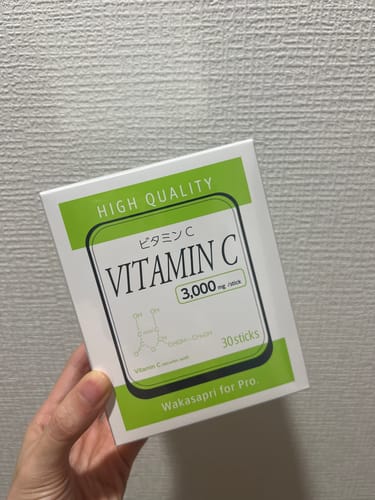 Customer photo review of 高濃度ビタミンC 3,000mg -Wakasapri for Pro.