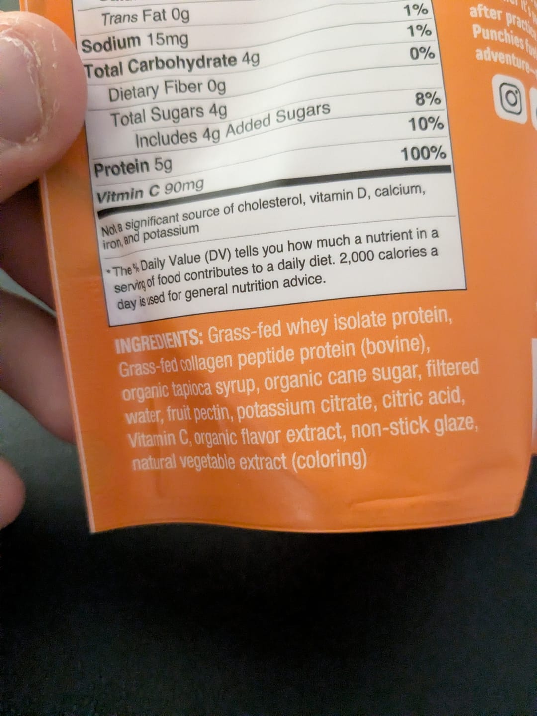 Customer photo review of Protein Gummies for Kids