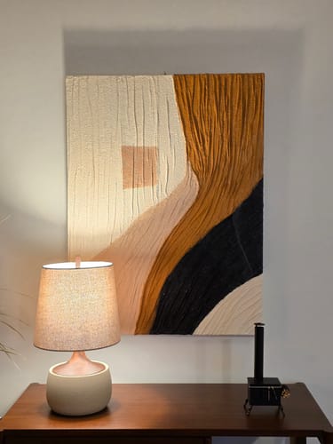 Customer review photo for Plaster Art Texture Painting #TX004