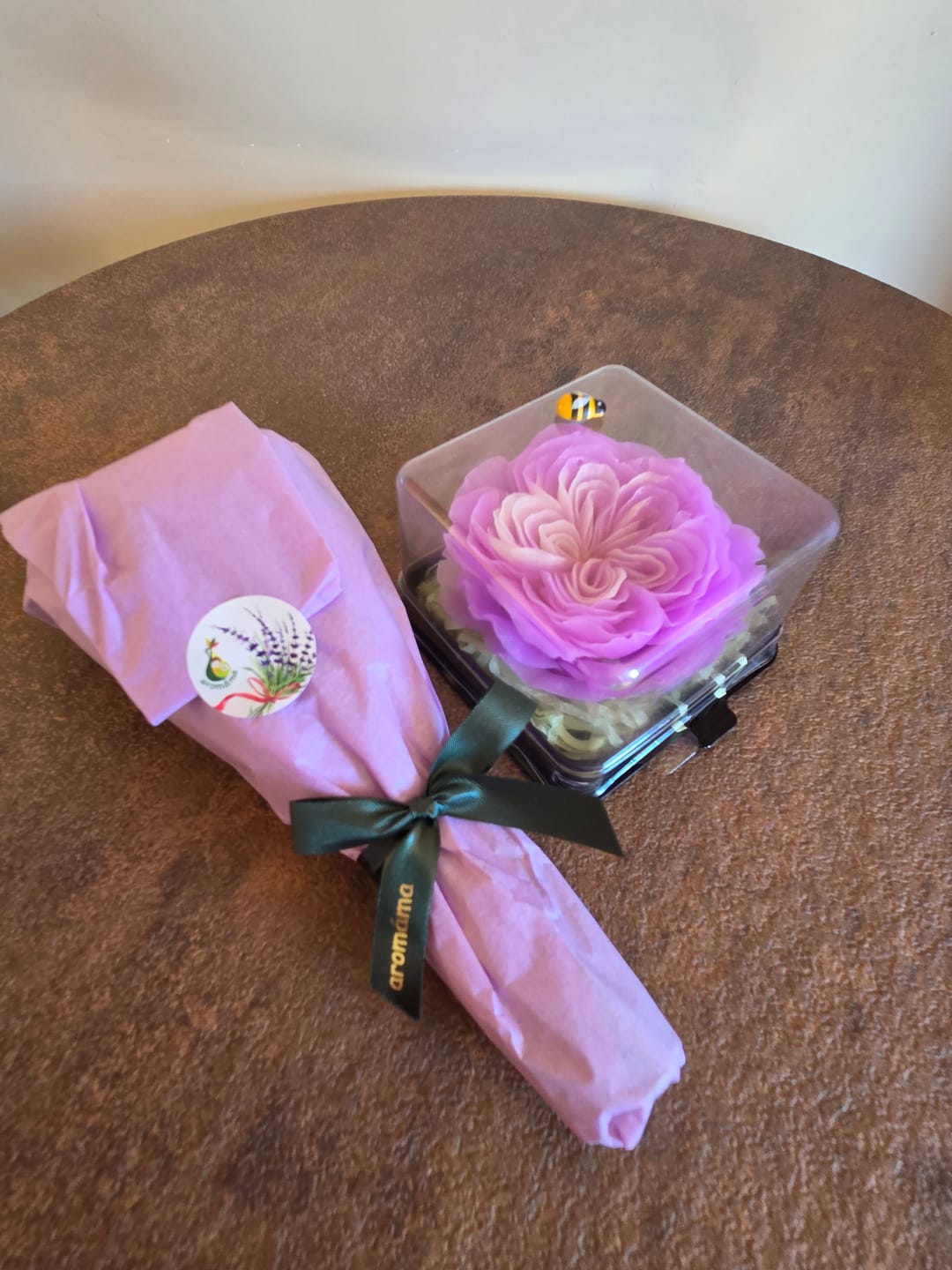 Customer photo review of MINI Provanso levandų puokštelė