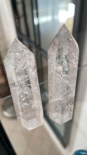 Customer photo review of Pointe cristal de roche taillée