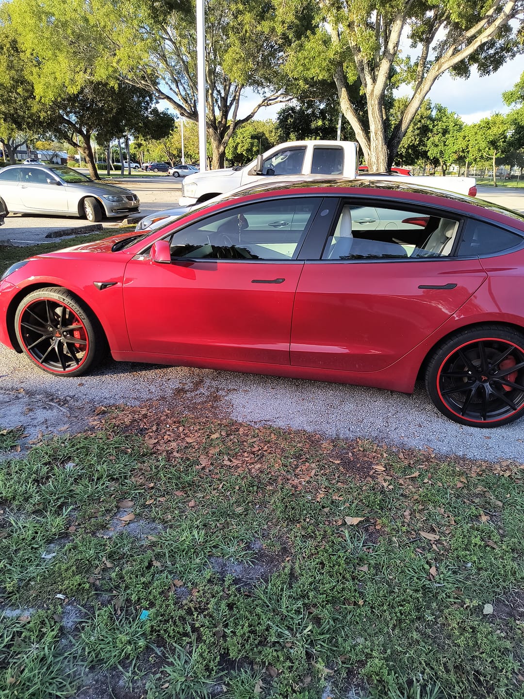Customer photo review of EVAAM® Aluminum Alloy Wheel Rim Protector Rim Case for Tesla All Models (4 PCS) (2012-2025)