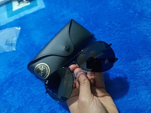 Customer photo review of Lentes De Sol Rb Piloto New Aviado Rb3625 Negro Negro