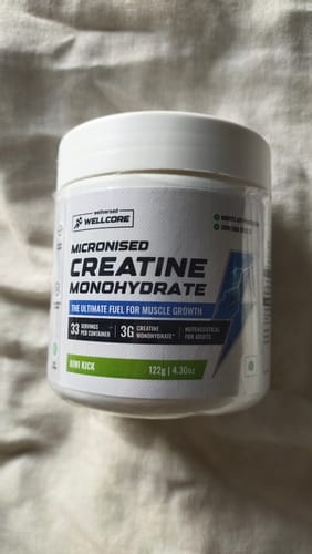 Customer photo review of Wellcore - Pure Micronised Creatine Monohydrate | Kiwi Kick (122g, 33 servings)