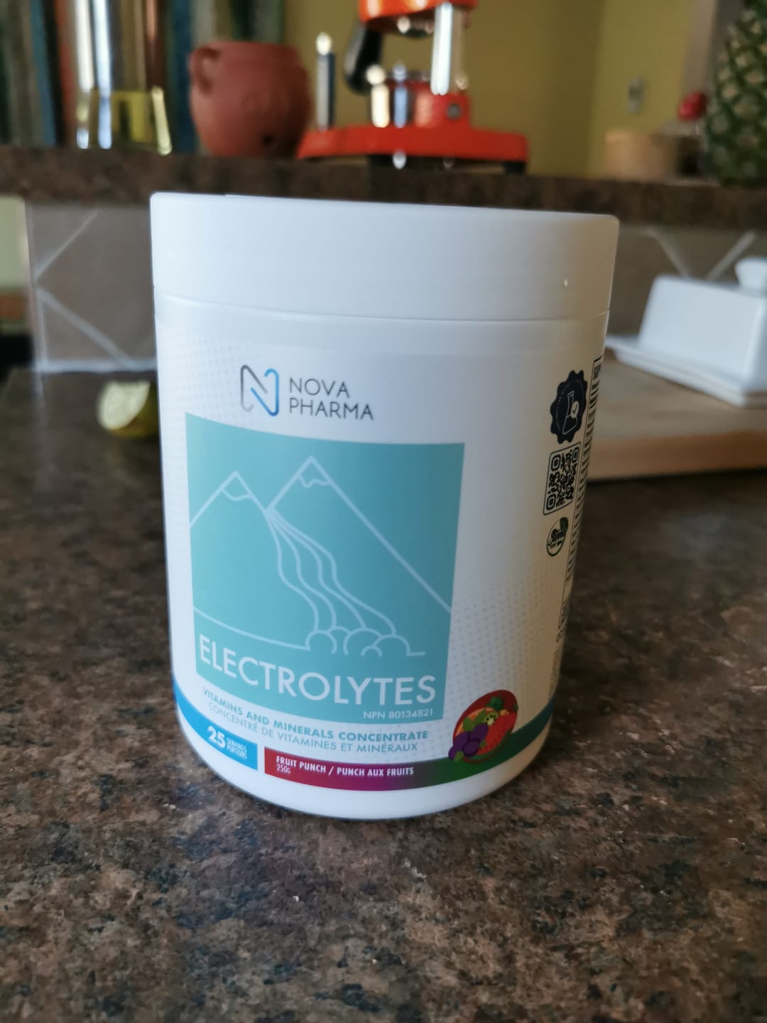 Customer photo review of Nova Pharma - Électrolytes - 250g
