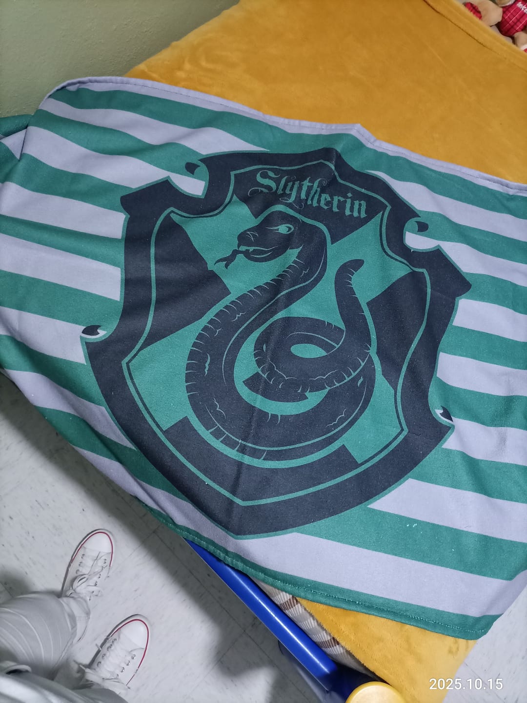 Customer photo review of Toalla Harry Potter Slytherin