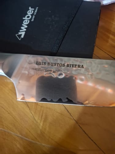 Customer photo review of Cuchillo Parrillero Acero Alemán 3 capas hoja 20 PATAGÓN - VIVA EL ASADO