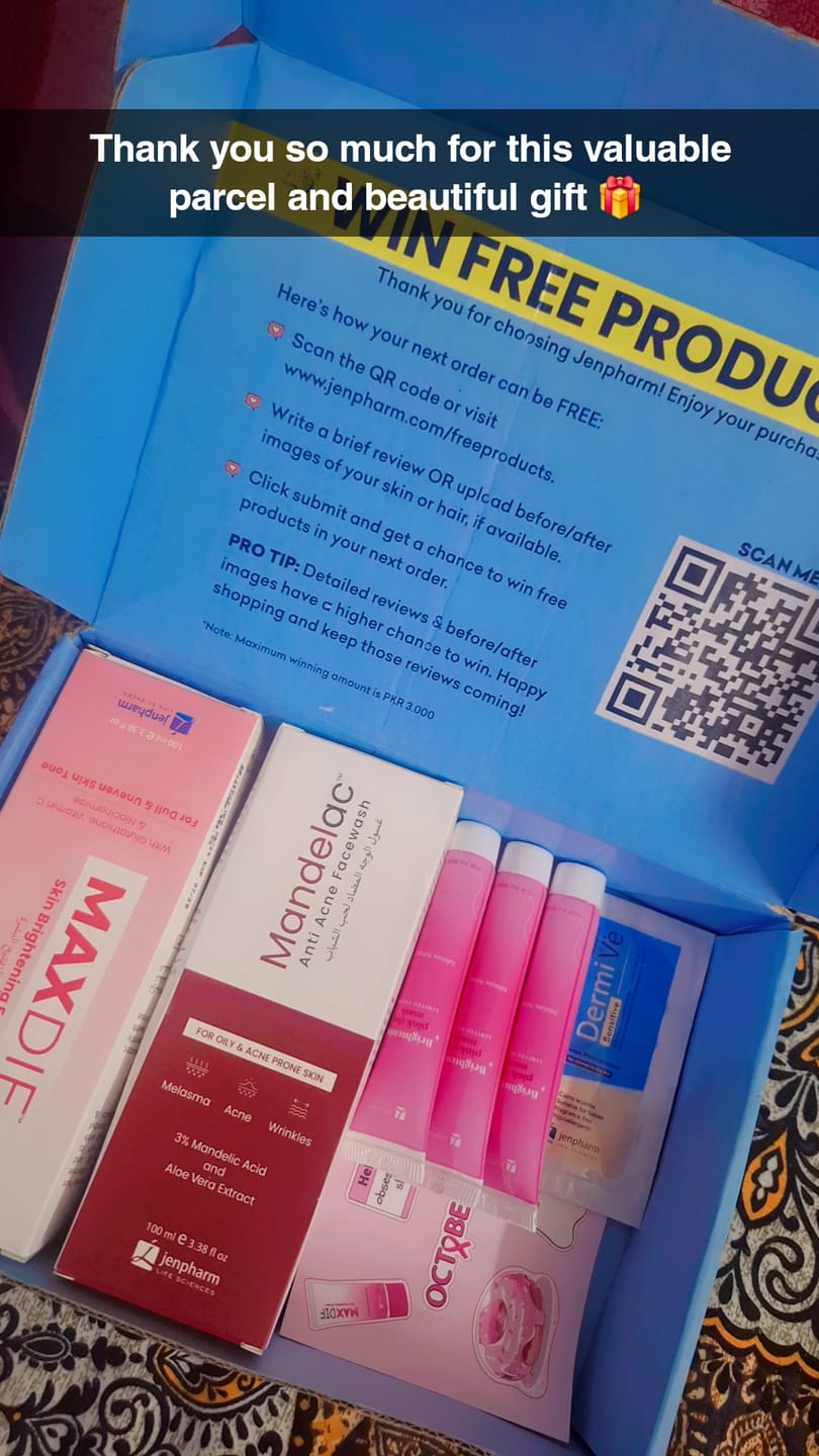 Customer photo review of Brightening Pink Clay Mask