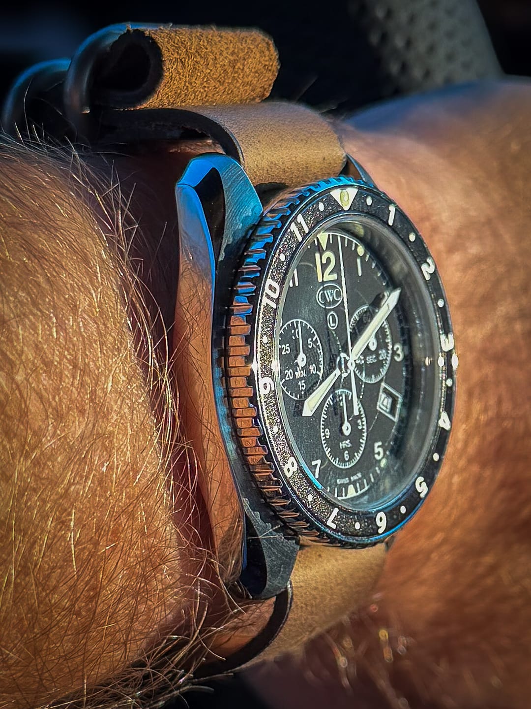 Customer photo review of W.O.E. Leather Single Pass Strap