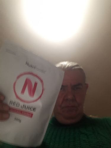 Customer photo review of Nutrifoodz® Red Juice