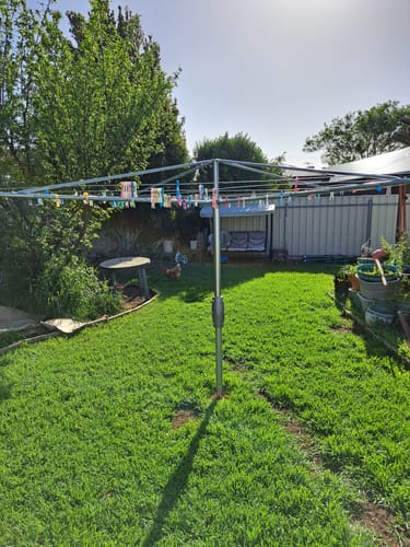 Customer photo review of Austral Super 4 Fixed Rotary Clothesline