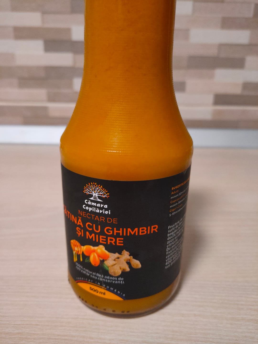 Customer photo review of Nectar de Cătină cu Miere și Ghimbir - 500ml