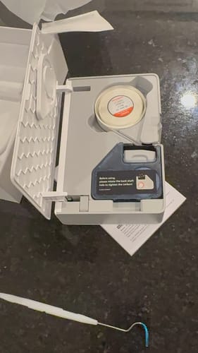 Customer photo review of NIIMBOT N1 0.5 Inch Thermal Transfer Portable Bluetooth Label Maker