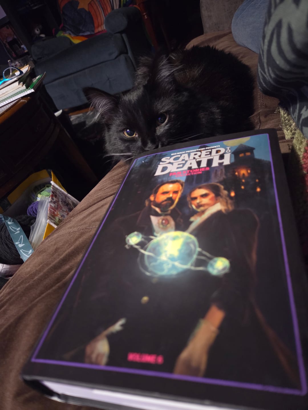 Customer photo review of Scared To Death Book Vol 6 SIGNED