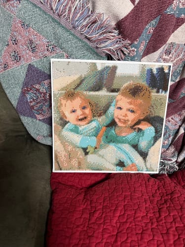 Customer photo review of Diamond Painting - Custom Photo