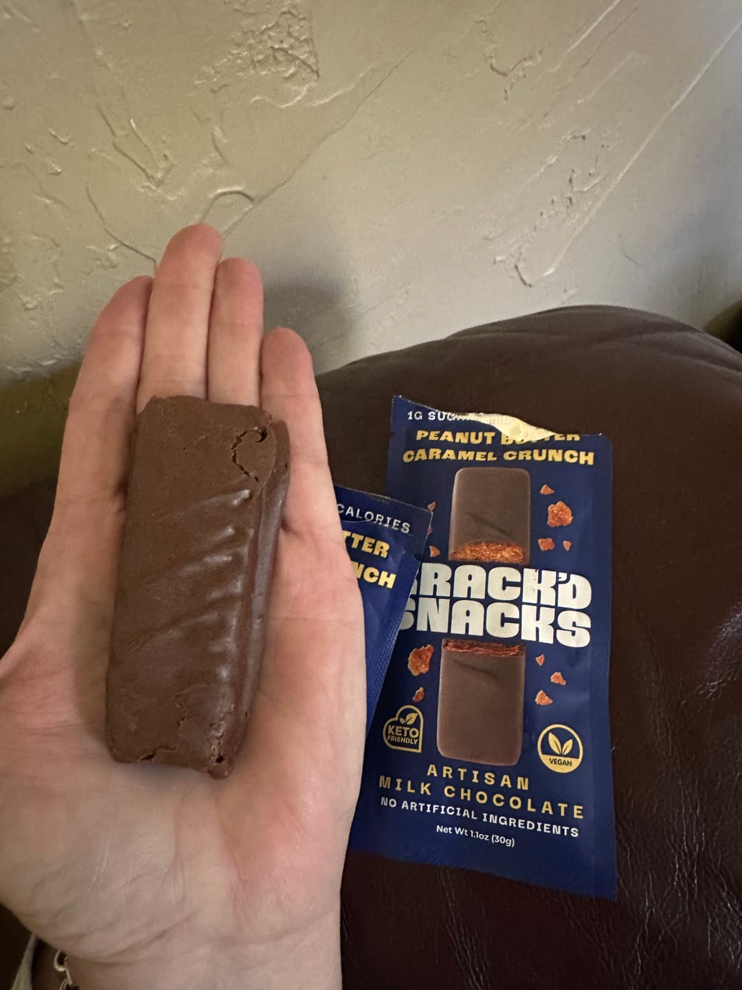 Customer photo review of Best of Krack’d – Variety Trial Pack (5 Bars) (Keto | Vegan)