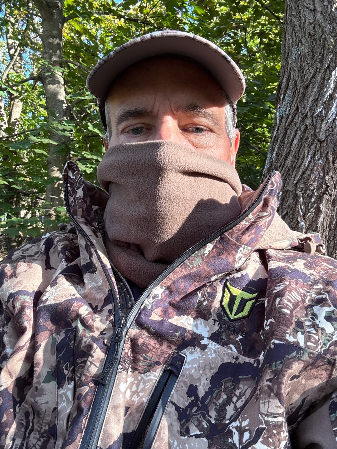 Customer photo review of Altus Whitetail Ultra Silent Hunting Suit Men's Water Resistant Hunting Clothes