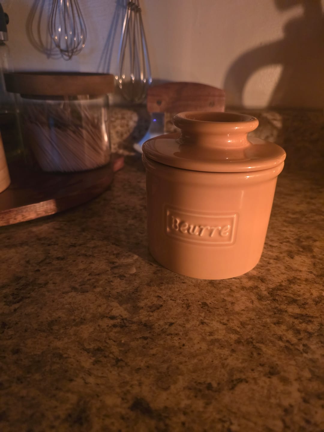 Customer photo review of Golden Yellow Cafe Retro Butter Bell Crock