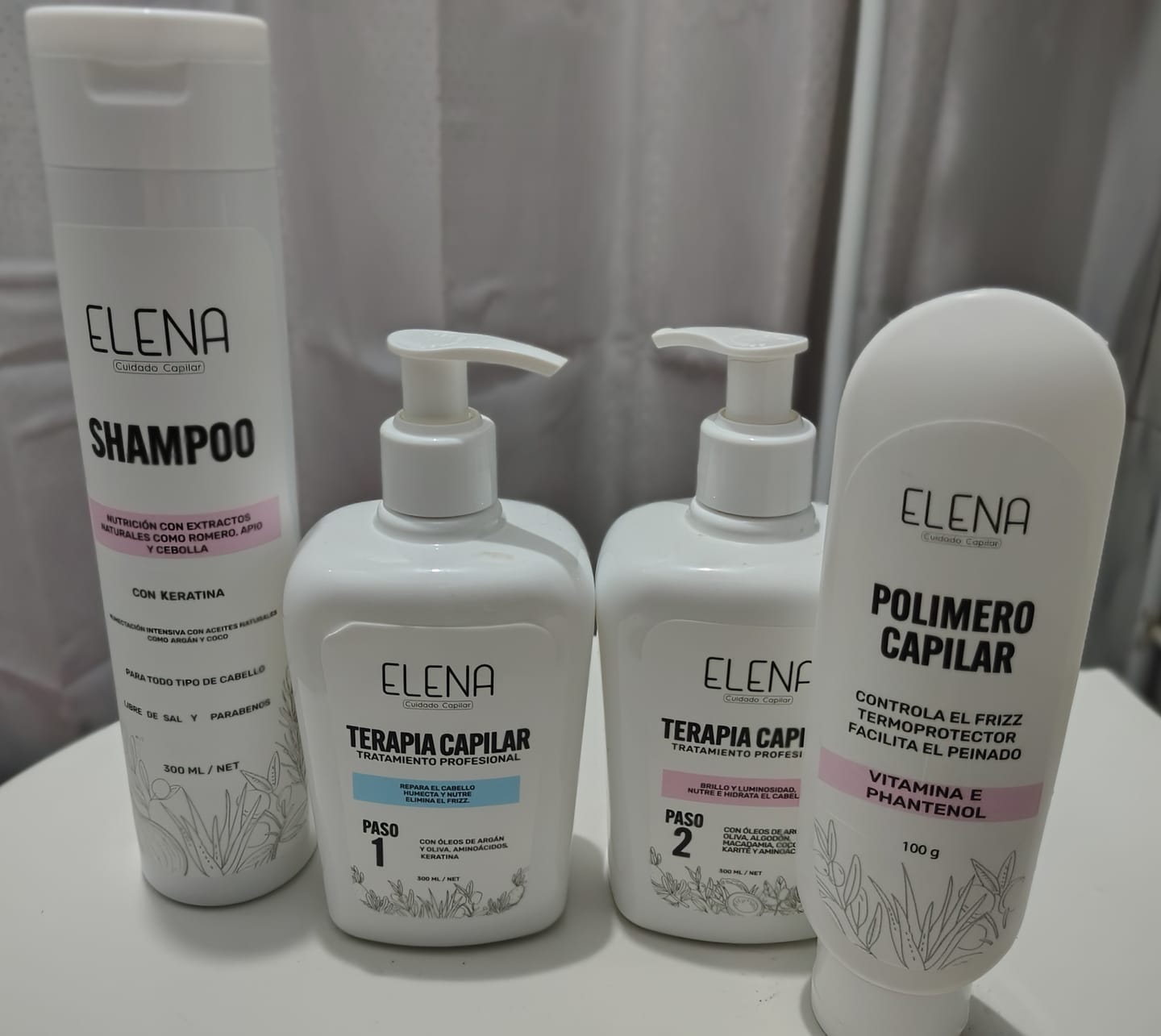 Customer photo review of 🥰 Reparador Total 2 en pasos+ Polimero+ Shampoo crecimiento