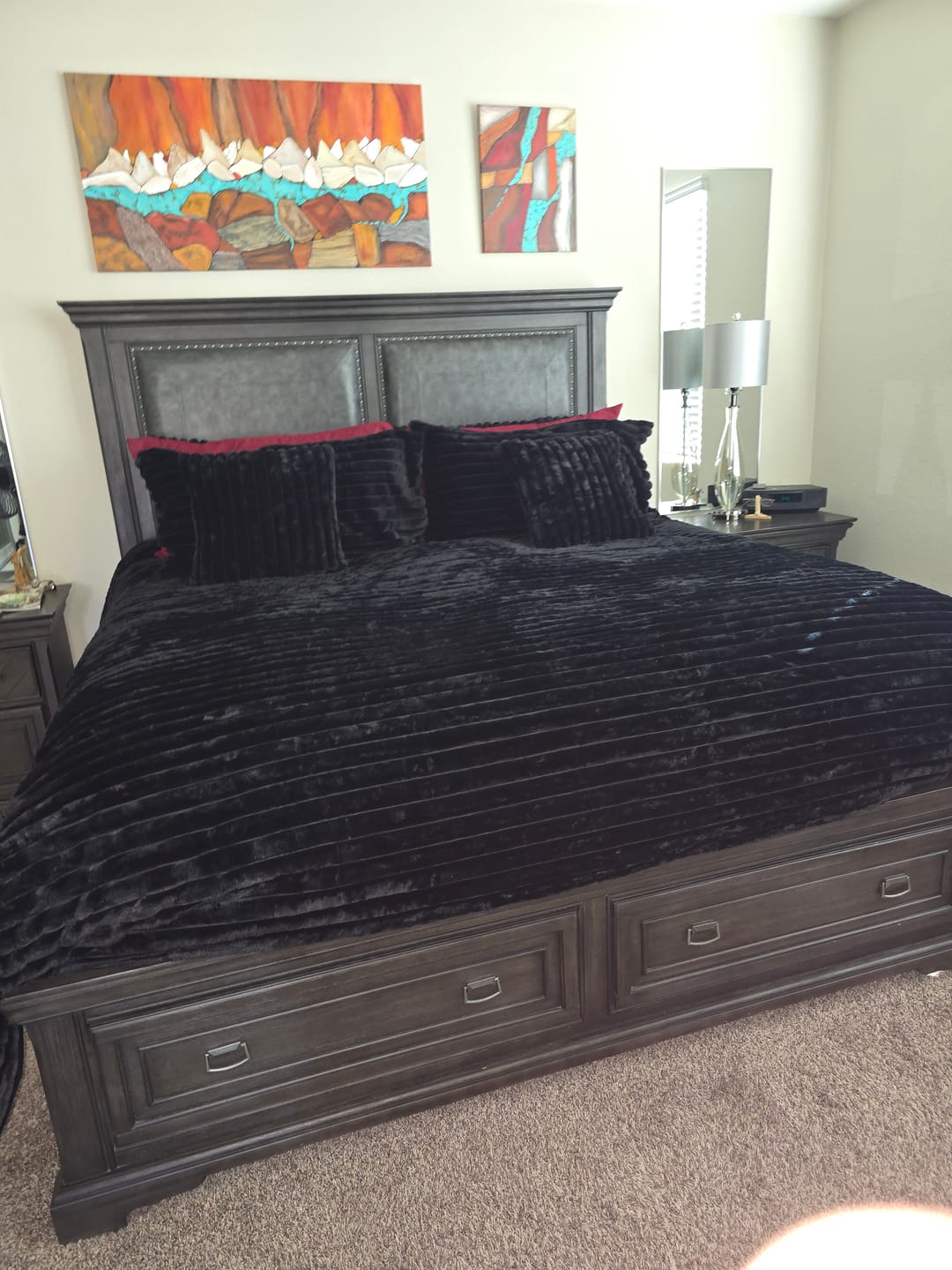 Customer photo review of TÈRRA Autumn Velvet Bedding Set