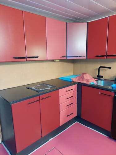 Customer photo review of Lanterne pastell selvklebende veggfliser