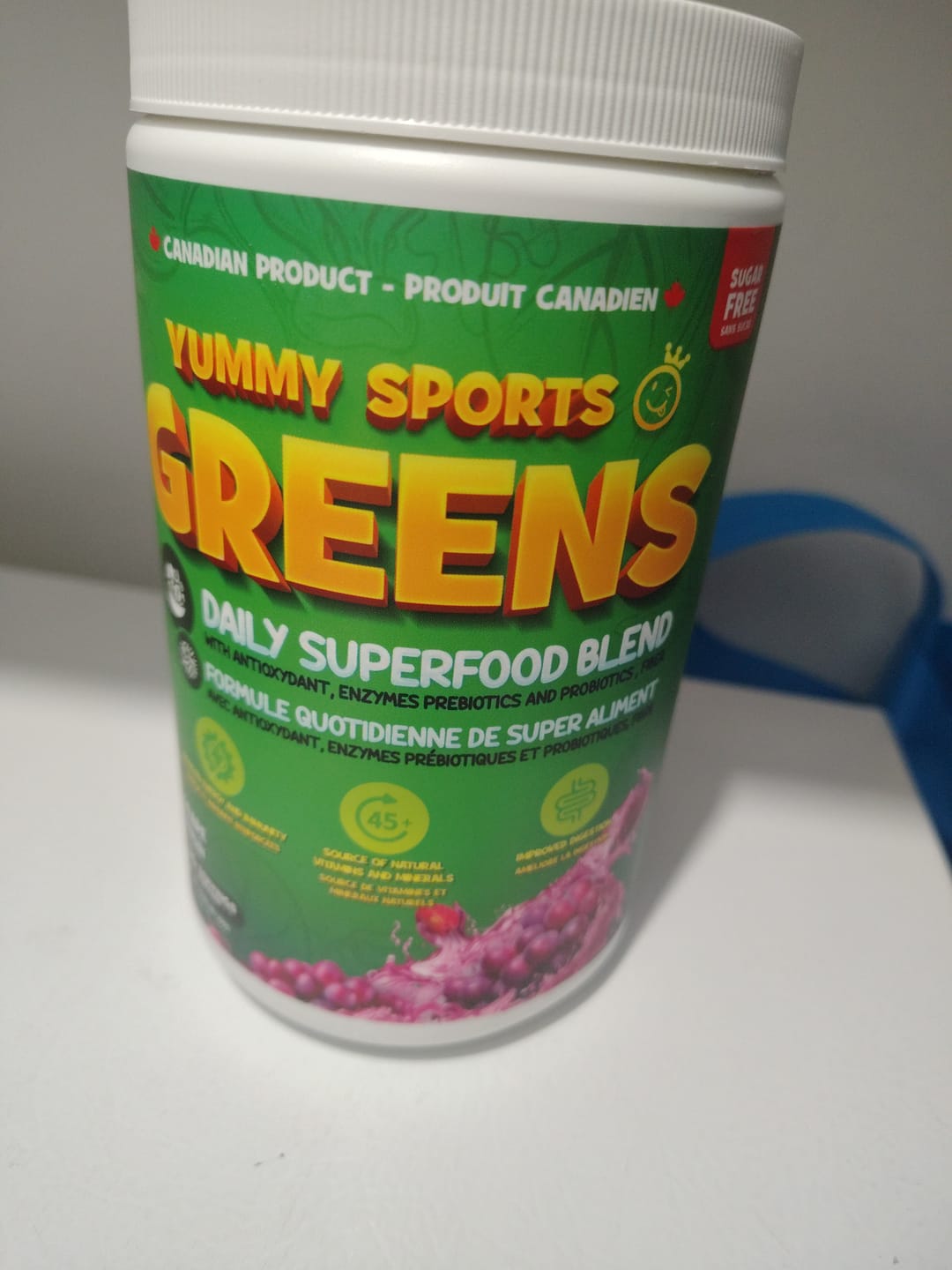 Customer photo review of Yummy Sports - Greens - 300g