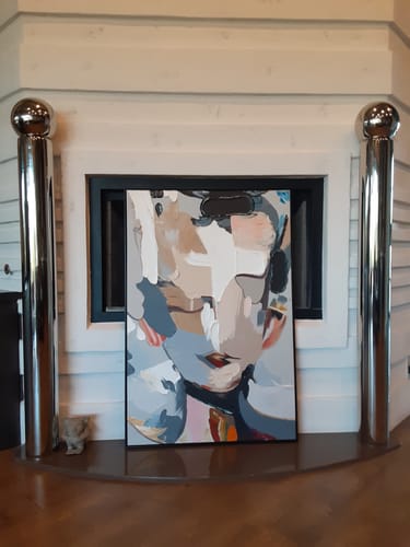 Customer review photo for Colorful Painting #CA048