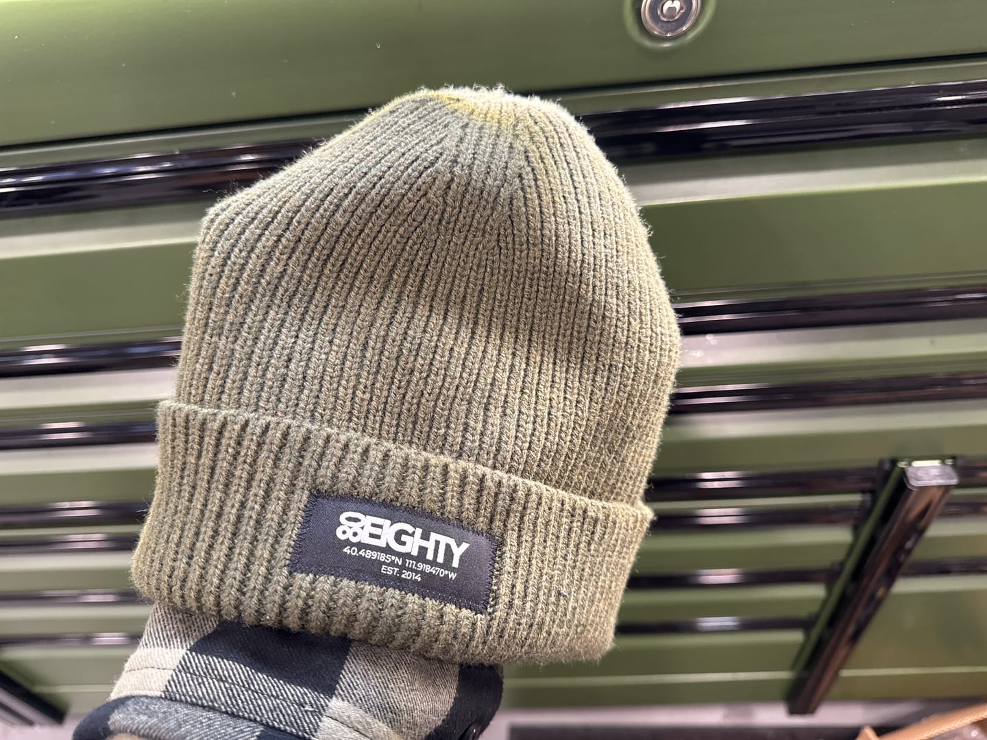 Customer photo review of 80eighty® HQ Jade Beanie