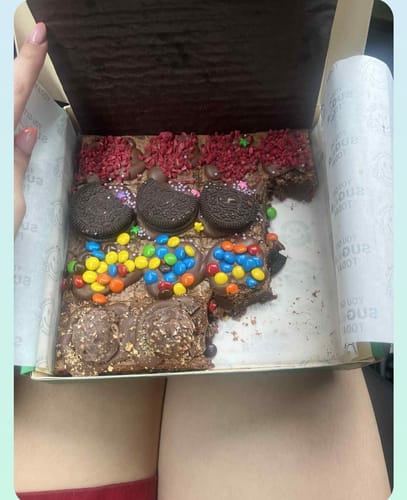 Customer photo review of Favourites brownie