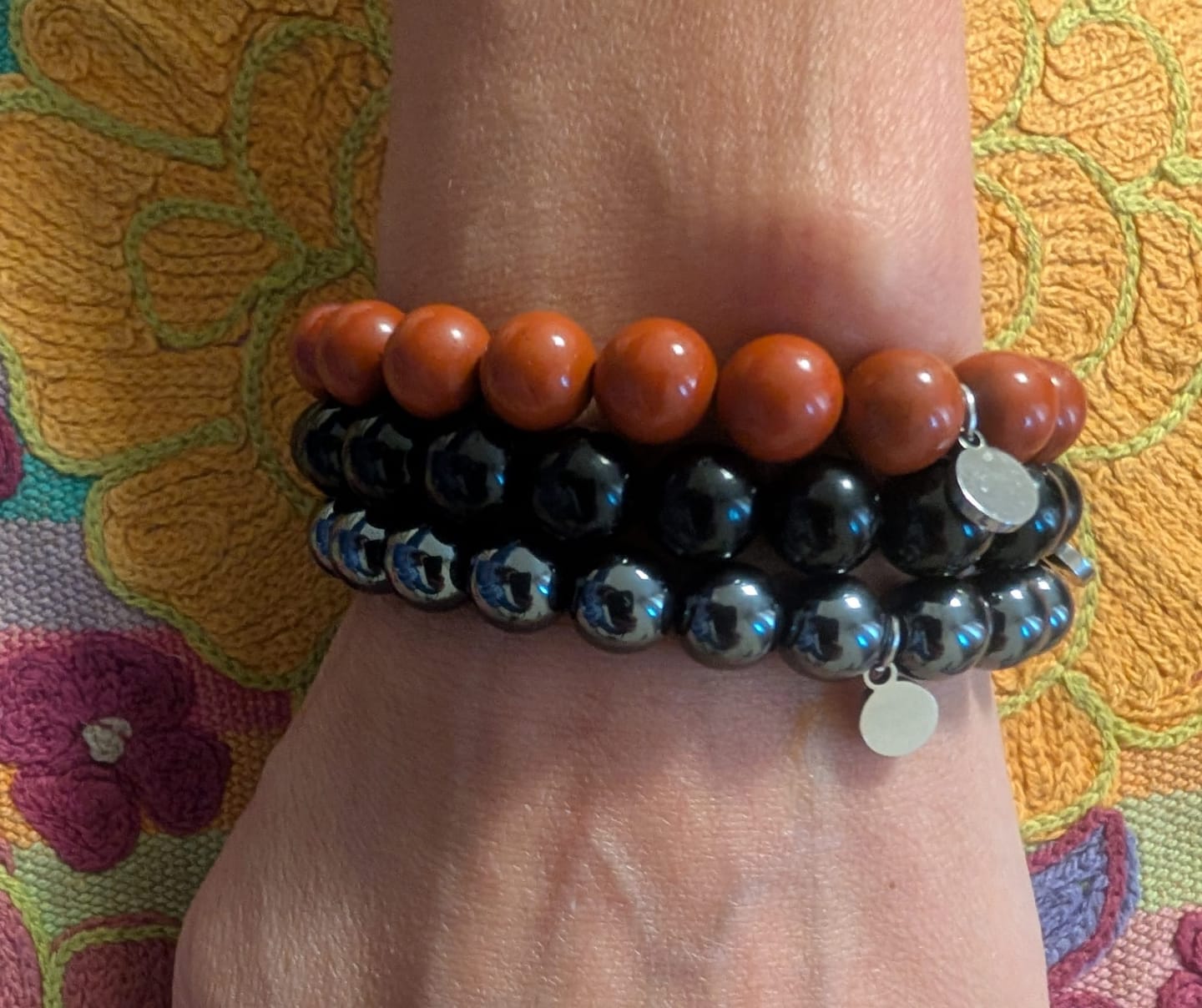 Customer photo review of Root Chakra (Muladhara) Bracelet Pack