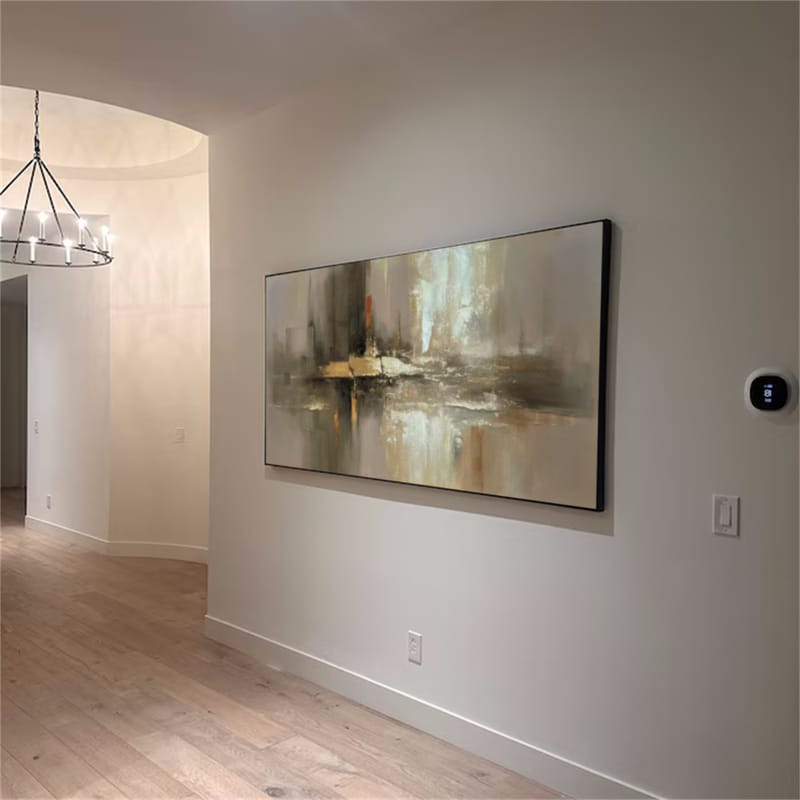 Customer photo review of Abstract Painting Canvas #AP125