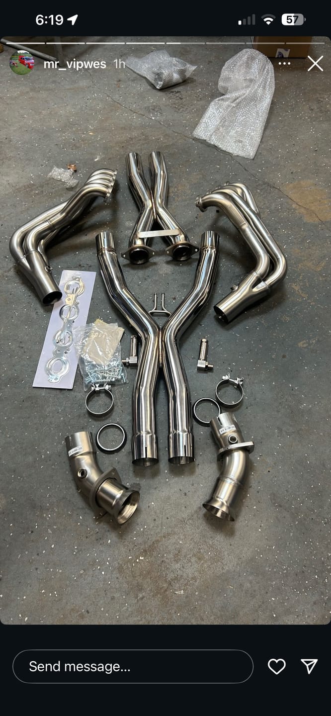 Customer photo review of Corvette C7 3" 6.2L V8 3" Connection Performance X-Pipe