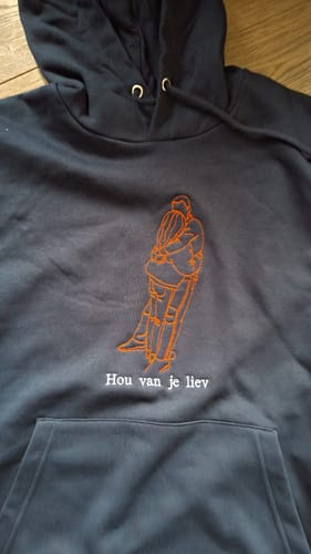 Customer photo review of Jack & Jones - Gepersonaliseerde Line-art borduring