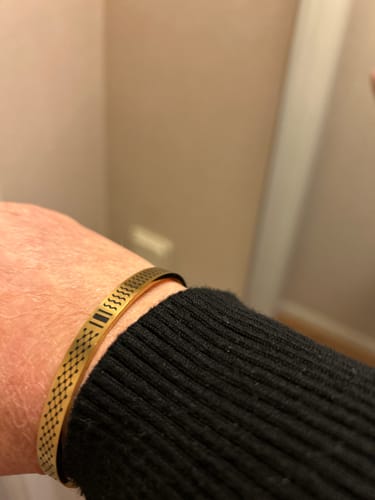 Customer photo review of Keffiyeh Cuff