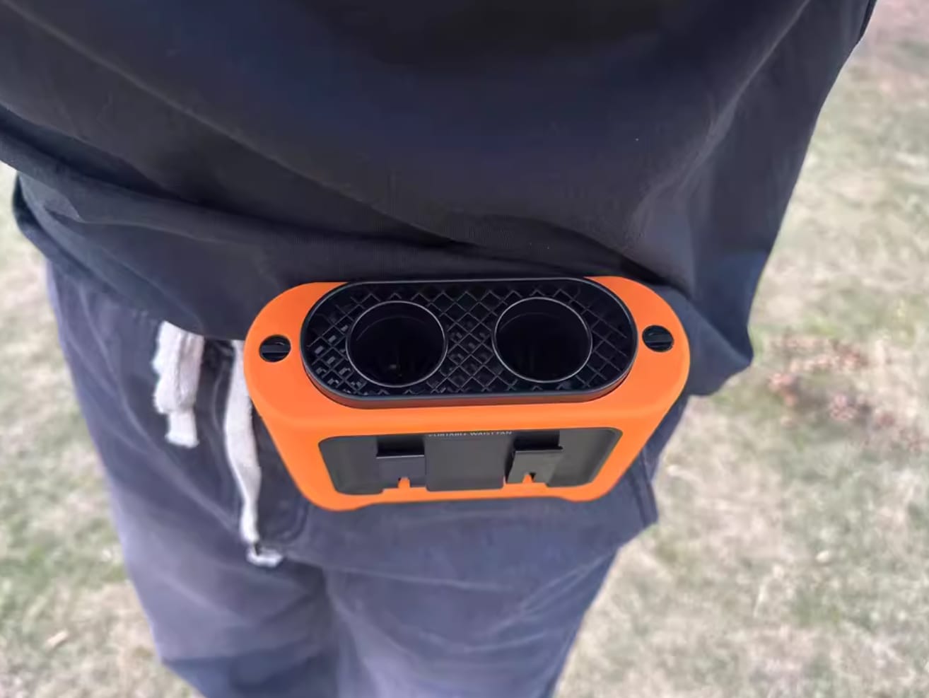 Customer photo review of DualForce Tradie Waist Fan 14500mAh