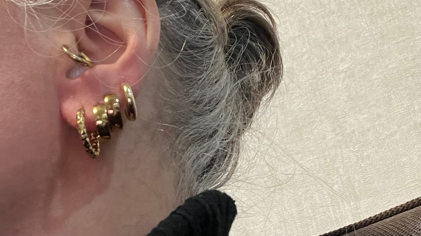 Customer photo review of Kyra Earrings