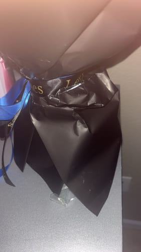 Customer photo review of Blue Rose Bouquet