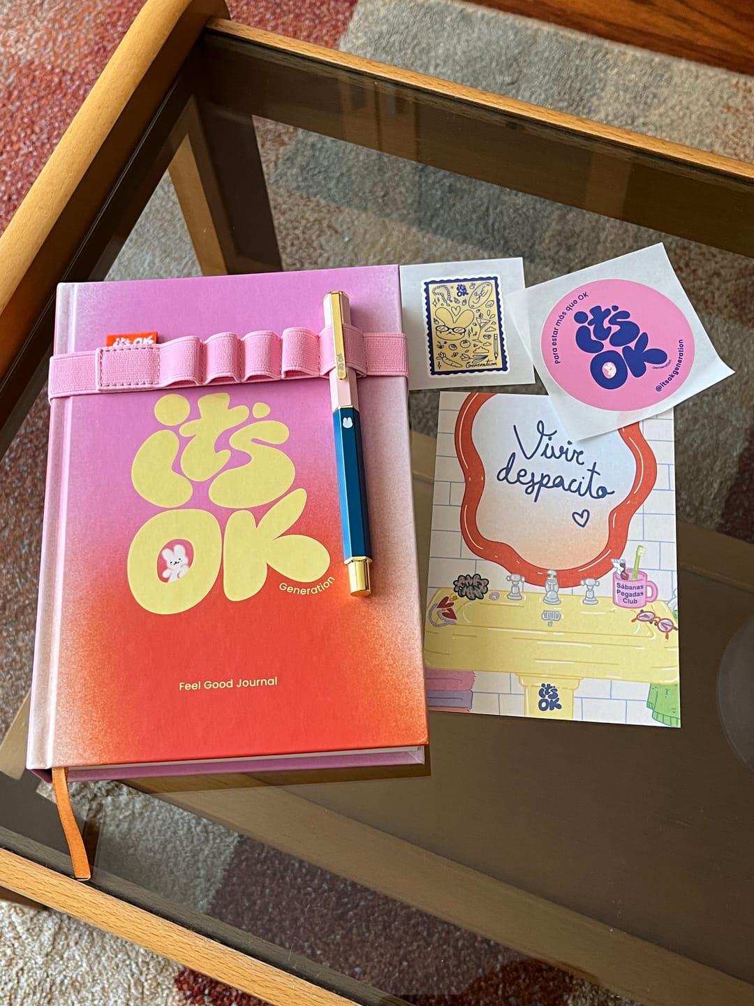 Customer photo review of Feel Good Journal | Portada Mandarina