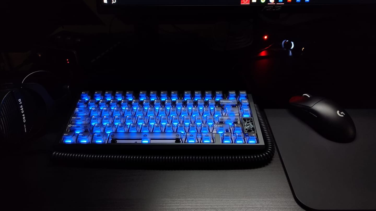 Customer photo review of Chilkey Slice75 HE Alüminyum Klavye (Manyetik Switch / HE)