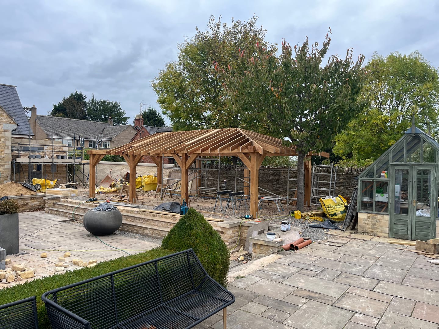 Customer photo review of WoodOwl | Ultra Smooth Wood Boring Auger Bit 18" Length