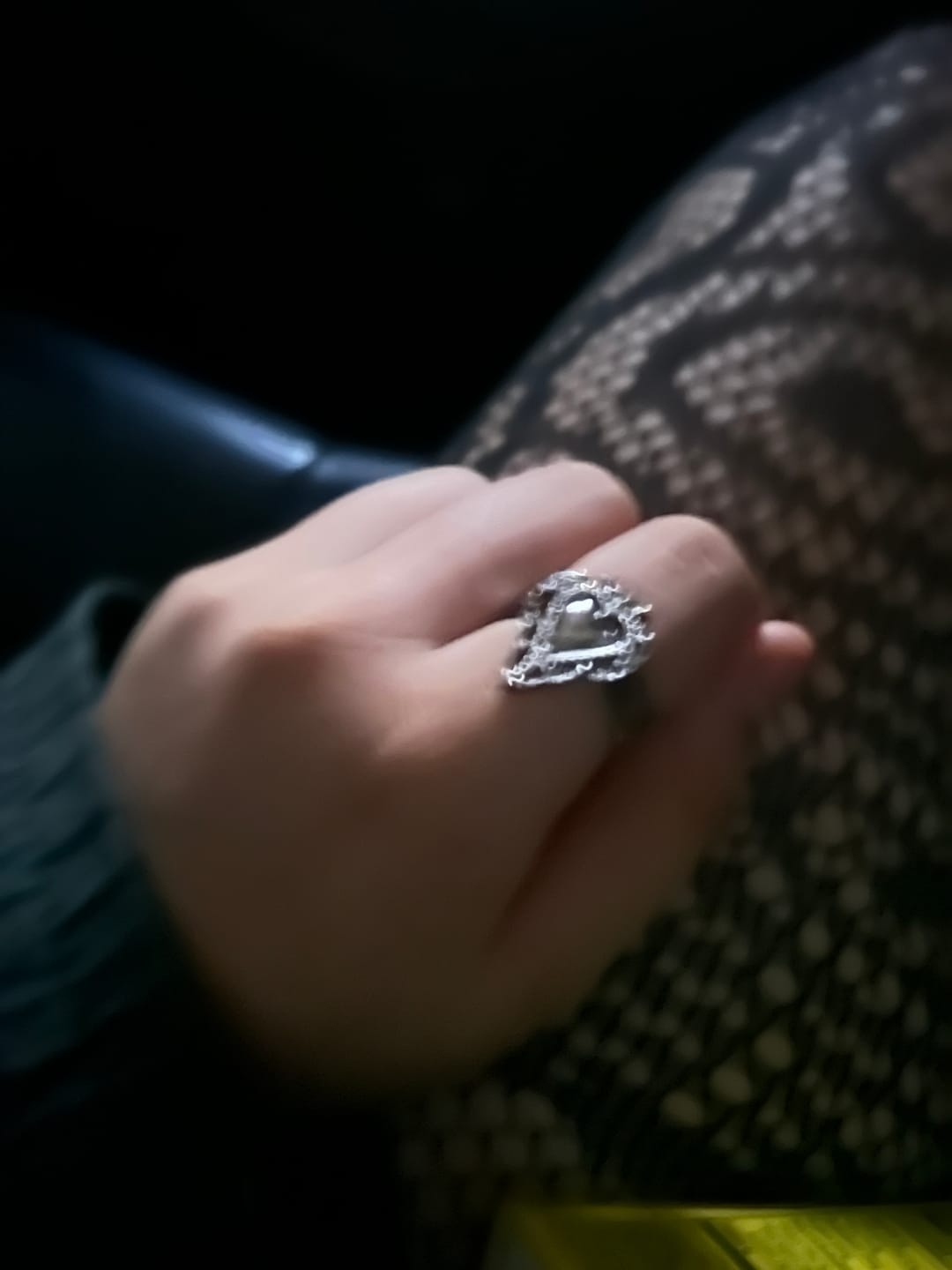 Customer photo review of ANTIQUE HEART RING
