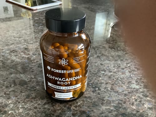 Customer photo review of Organic Ashwagandha Capsules