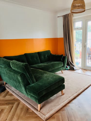 Customer photo review of Coffee Light Brown Play Mat