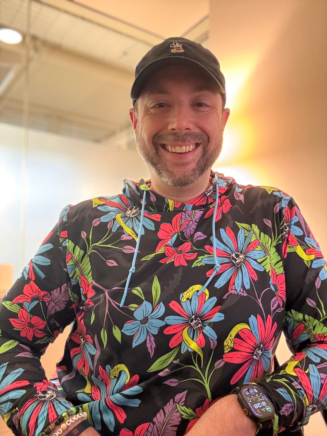 Customer photo review of Doom and Bloom – Performance Hoodie