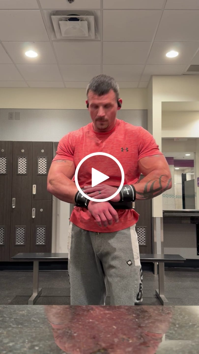 Customer video review of Cross Wrist Wraps