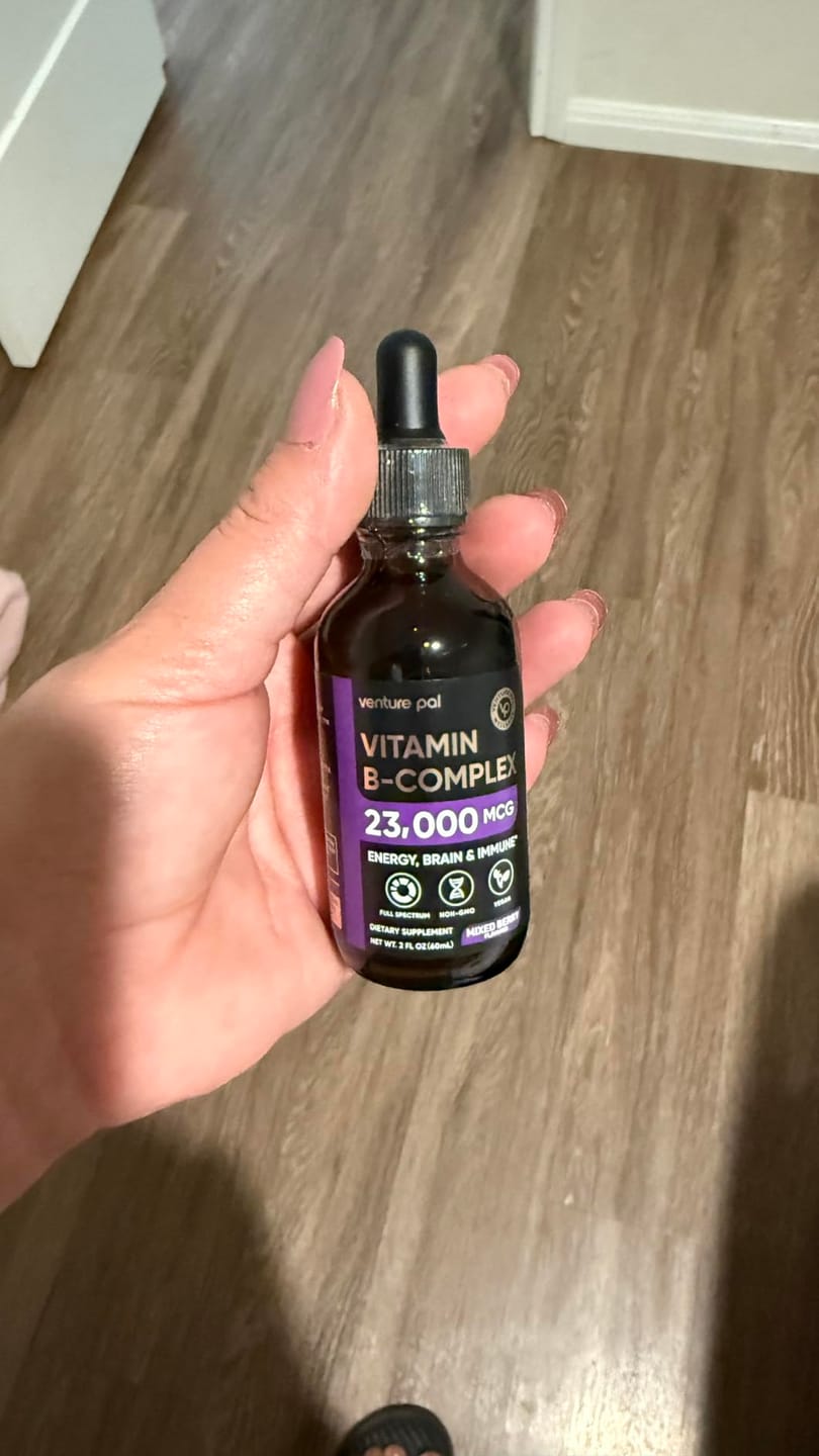 Customer photo review of Vitamin B - complex - Mixed Berry - 200 mcg Liquid Drops