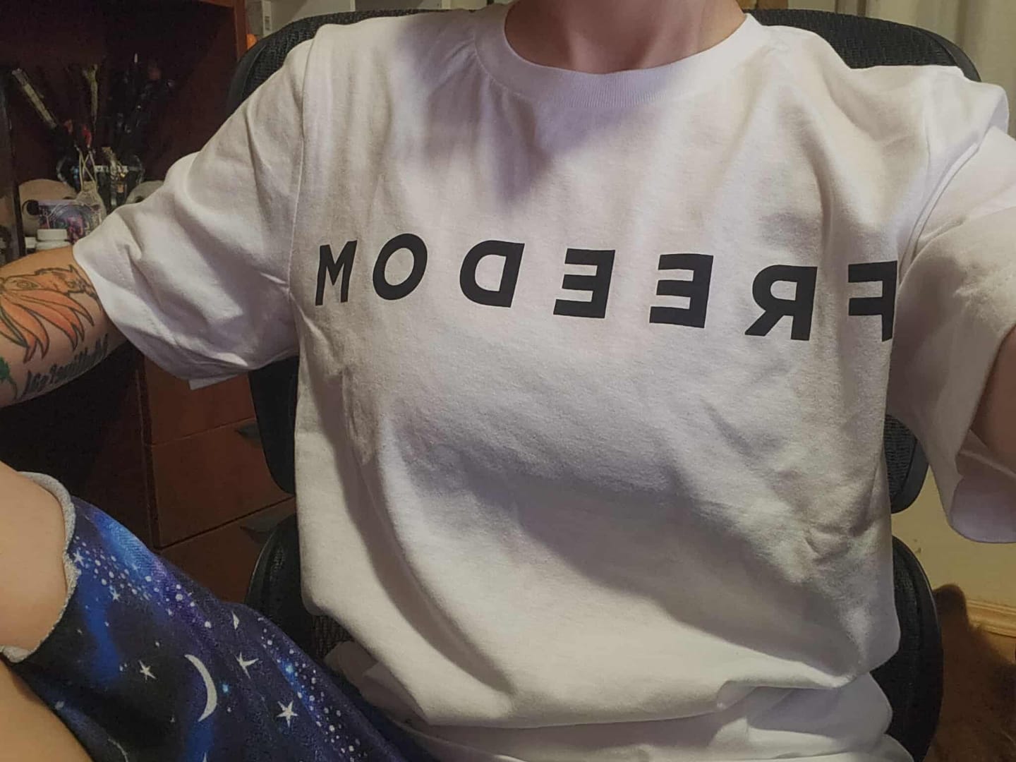 Customer photo review of Freedom CK T-Shirt