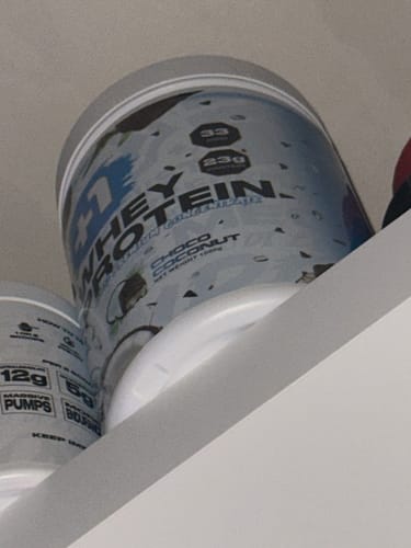 Customer photo review of +1© PREMIUM WHEY PROTEIN (1kg)